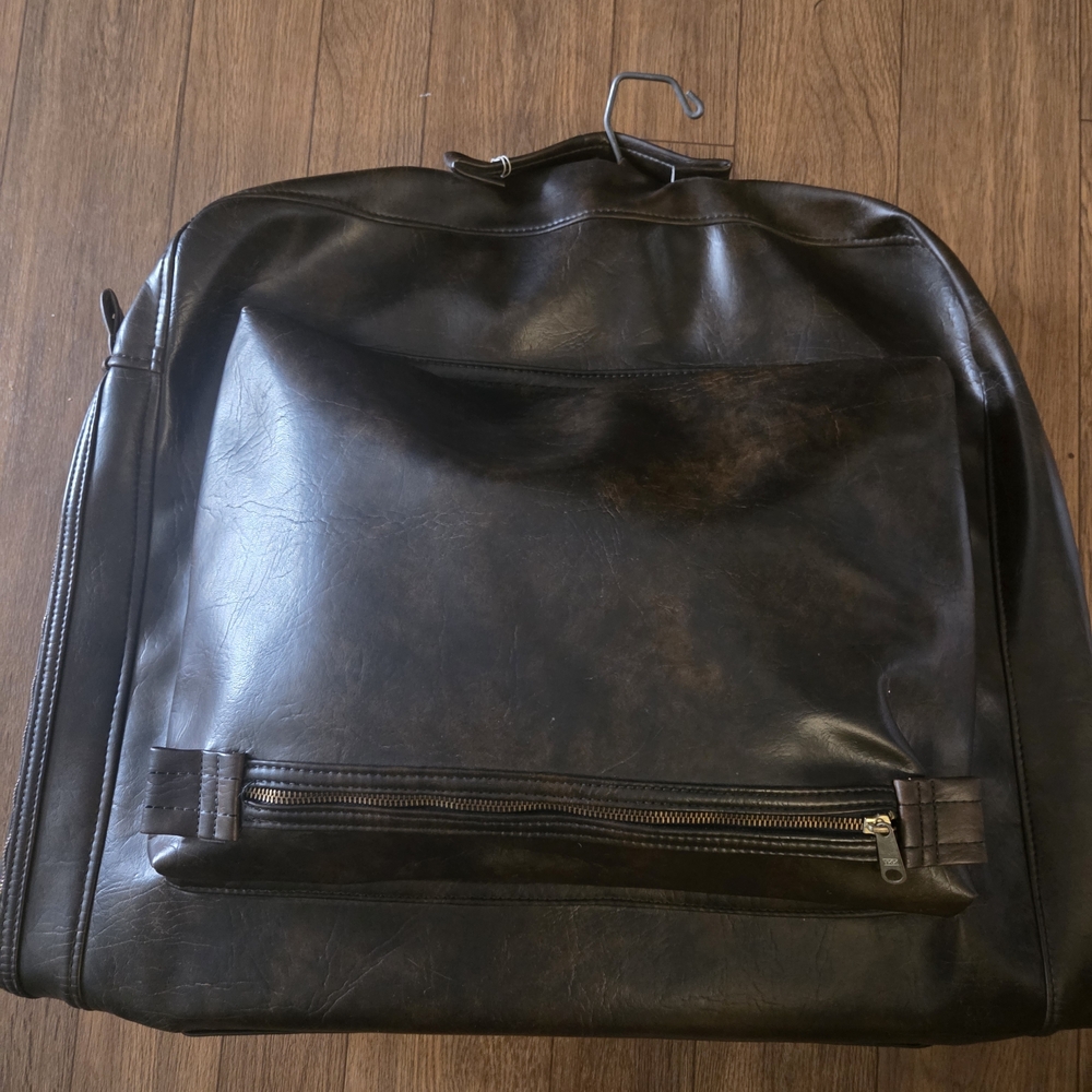 Vintage Garment Bag Abdalla of Atlanta Travel Suit Dress Storage Full Zip Hanger - Picture 6 of 16